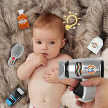 B2025 Coffret Coiffure Garçon, Kit Simulation Coupe Enfant, Jeu Éducatif Scientifique Multifonction