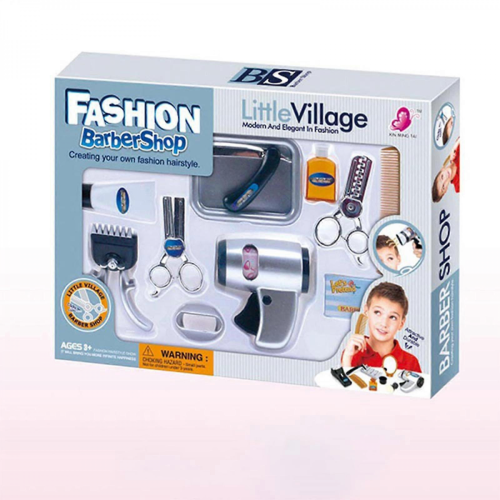 Coffret Coiffure Garçon 2025, Kit Simulation Coupe Enfant, Jeu Éducatif Scientifique Multifonction 1
