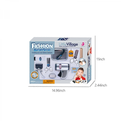Coffret Coiffure Garçon 2025, Kit Simulation Coupe Enfant, Jeu Éducatif Scientifique Multifonction 2