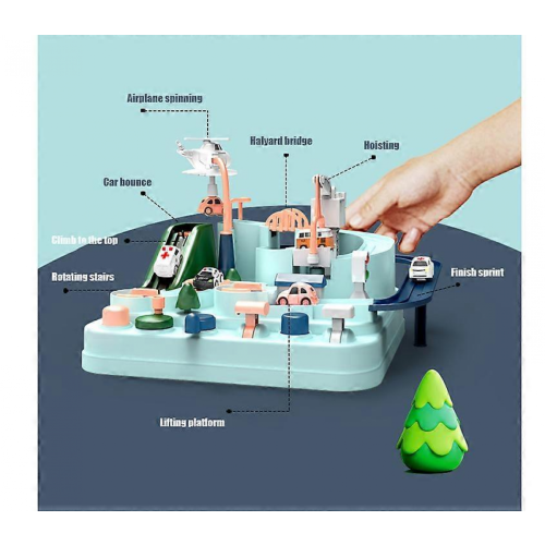 Circuit de voitures pour enfants, kit de construction automobile 1