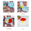 Ensemble de jouets bleus pour enfants avec aliments factices et mini-kit maison (taille unique) 4