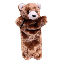 Brown Bear Hand Puppets for Kids Stage Performance Toy Show