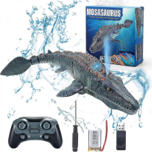 2.4G RC Mosasaurus Dinosaur Toy for Kids 3+, Water Play Gift for Boys & Girls