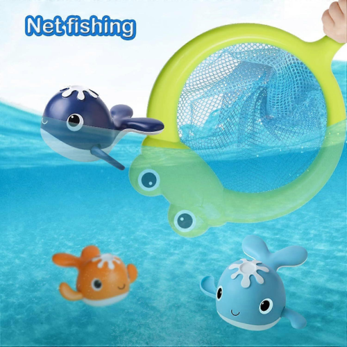 Jouet de bain interactif, jeu de pêche magnétique à remontoir 1