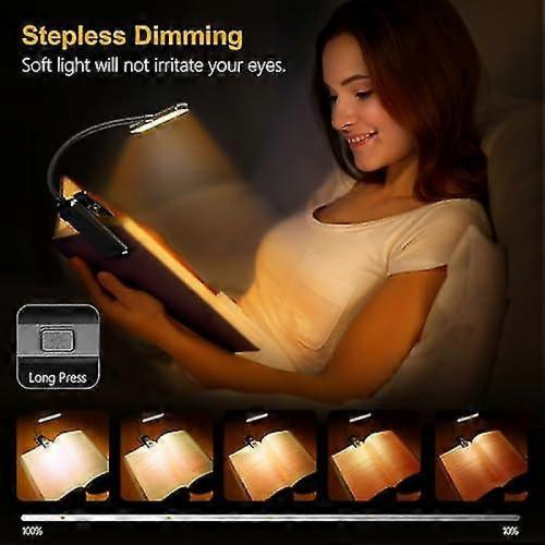 Gritin 19 LED Rechargeable Book Light, Eye-Caring Memory Function 1