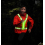 Gilet LED réfléchissant USB rechargeable, sécurité course nocturne, taille ajustable. 4