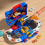 Circuit de course blueMULTI avec voitures pour enfants 4