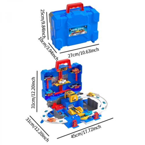 Circuit de course blueMULTI avec voitures pour enfants 1
