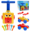 Set auto giocattolo con lanciatore e pompa gonfiabile per bambini e bambine 1