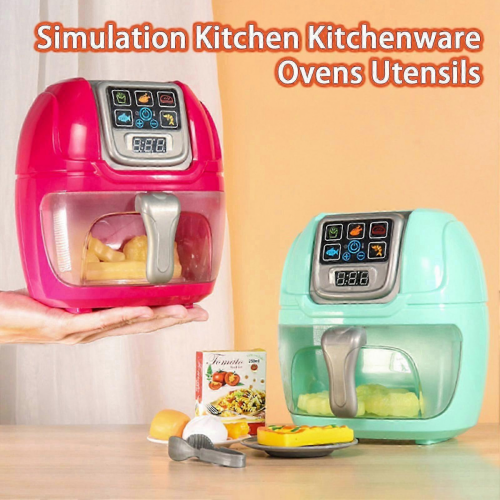 Smart Sensor LED Play House Kitchen Set with Oven & Fryer 2
