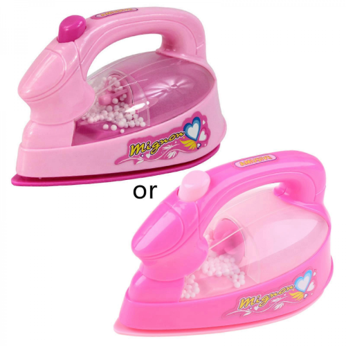 Multicolor Kids Mini Kitchen Electric Iron Toy Set