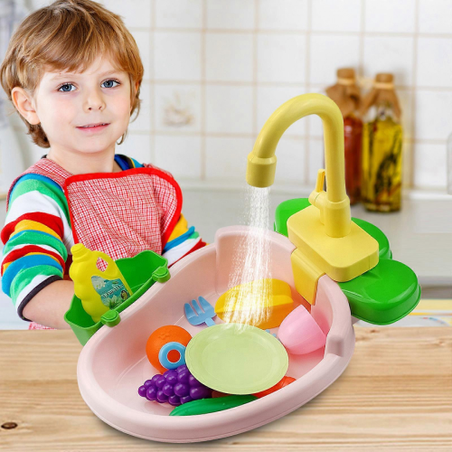 Jouets d'évier PKKitchen avec eau courante - Cadeaux pour enfants 2