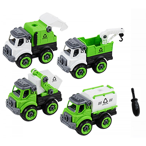 ETake Toys for Kids with Screwdriver, 4PC Motor Skills Development Set