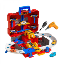 Circuit de jeu RedMULTI pour enfants avec voitures, ensemble de jeu de circuit pour enfants, garçons et filles, bleu