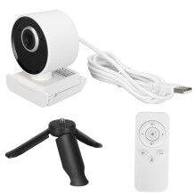 Streaming-HD-Webcam mit einstellbarem Ringlicht, schnellem und präzisem Autofokus, integrierten Dual-Mikrofonen mit Geräuschunterdrückung,
