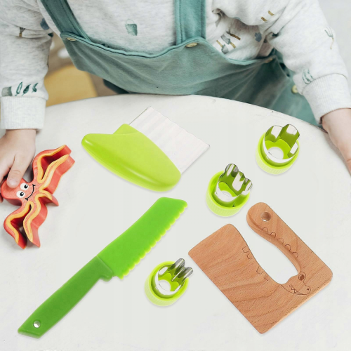 Couteau de cuisine et planche à découper pour enfants 2