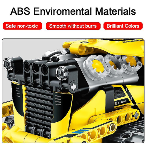 App RC Bulldozer Bausteine Set Elektroauto Bagger Konstruktionsspielzeug 2