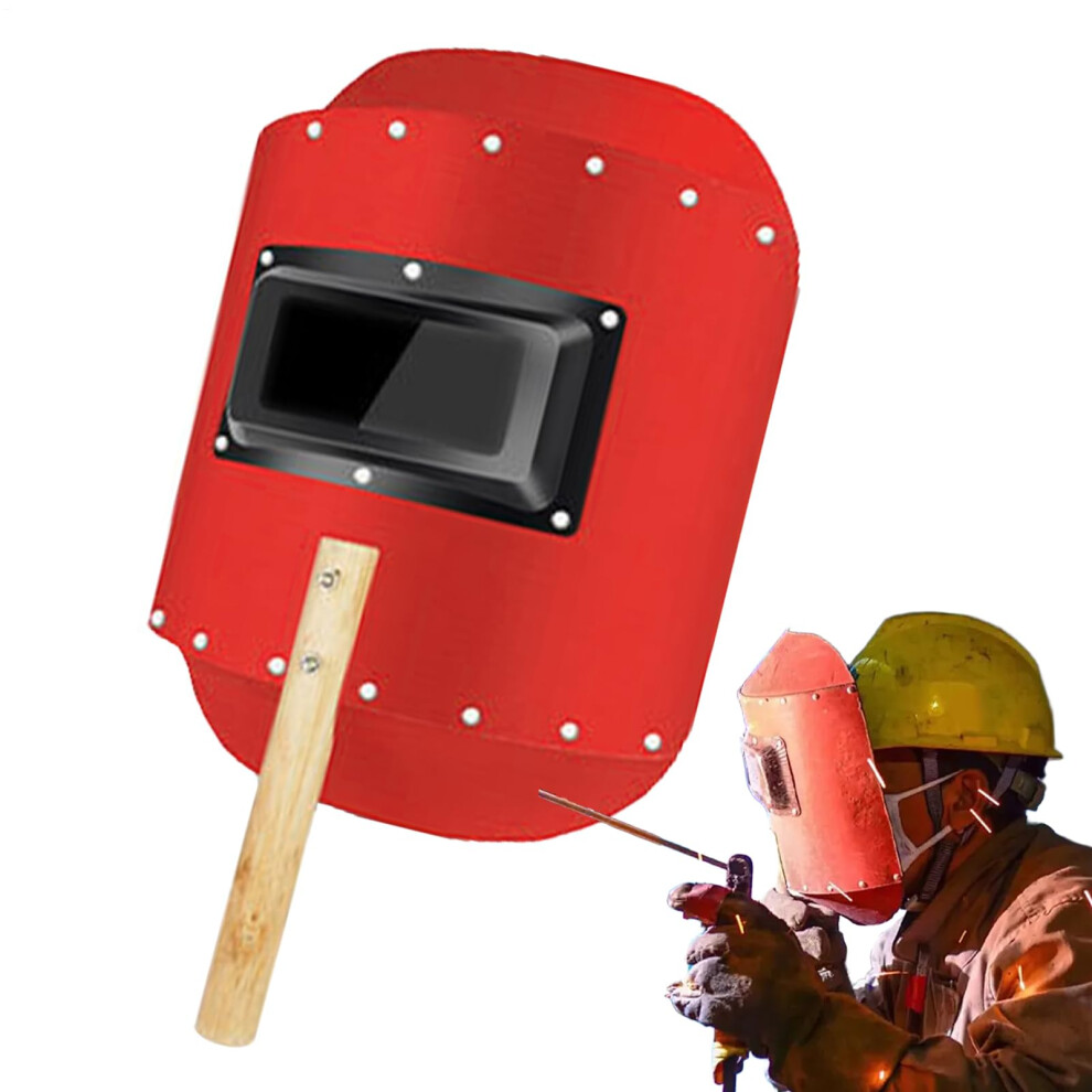 Handheld Welding Mask Heatresistant Shield, Tig Grinding Protector, Nosemouth Faceprotection Helmet, Soldering Gear 9365049237260