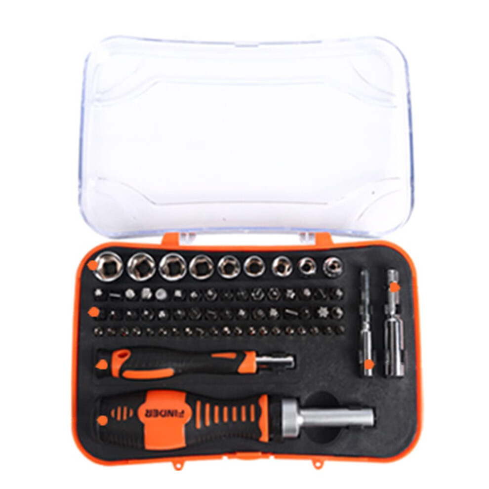 Screwdriver Bit Set, 65Piece, For Household Appliance Maintenance, Professional Handyman, Durable Bits 9365049238106