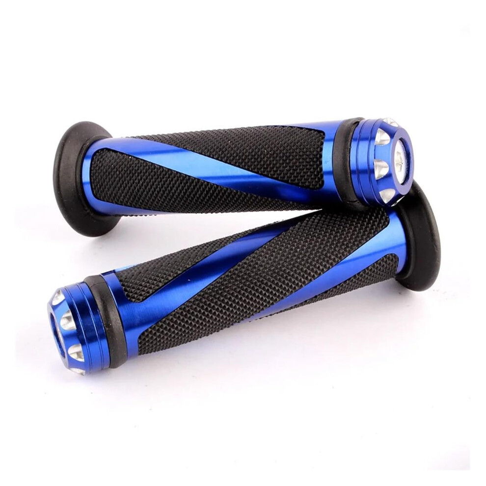 Grip Handlebar Motorbike Grips 7/8 Inch 22Mm Gel Rubber For Xjr1200 Xjr1300 19952016 Blue 9365049238205