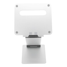 Supporto ergonomico regolabile per laptop per postazione di lavoro in ufficio, supporto da scrivania portatile con telaio in alluminio pieghevole,