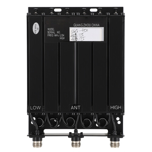 6Cavity UHF Duplexer ενισχυτής σημάτων για ραδιο επαναλήπτες υψηλής σταθερότητας