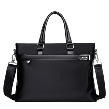 Oxford Cloth Men's Bag Horizontal Briefcase Laptop Computer Bag For Business Travel And Leisure