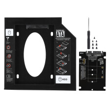 Adaptador SATA para SATA universal, compartimento interno para disco rígido em laptops, para expansão de segundo SSD/HDD, plug and play, sem