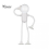 White LED Bedside Lamp, Changeable Shape Funny Night Light with Suction Cup, Soft Glow DIY Cute Light Bulb Man Mini Night Light 1