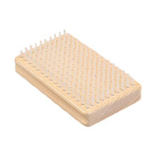 Ski Brush For Snowboard Waxing And Polishing, Wooden Handle, Brass/Nylon/Horsehair Bristles, 4.72 X 2.76 Inches