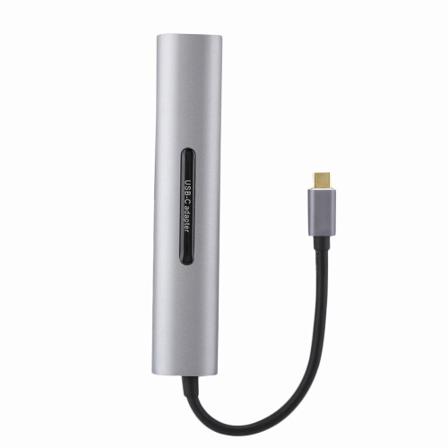 Διανομέας USB C με προσαρμογέα πολλαπλών θυρών οθόνης 4K, σταθμός σύνδεσης παροχής 1