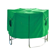 Kids Trampoline 68 Ft Diameter Green Weatherproof Enclosure Cover WindResistant Safety Enclosure AllSeason Rain Shade