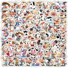 100 Tiere Aufkleber, Kühe Aufkleber,Lustige Aufkleber Tiere, Wasserfeste Sticker für Kleinkinder zum Kleben, Wasserfeste Stickers für DIY