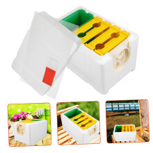 Bee Mating Hive 4Frame Feeding Box Upgraded Plastic Beehive Beekeeping Tool Pollination