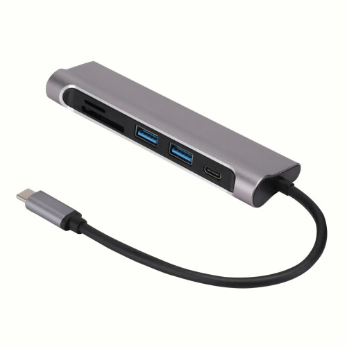 Προσαρμογέας USB C, σταθμός σύνδεσης πολλαπλών θυρών, θύρα φόρτισης PD, θύρα 1