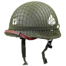 Reproduction Ww2 Us Army M1 Helmet Replica With Net And Canvas Chin Strap Diyingball Helmets For CS Game Hunting