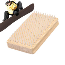 Ski Wax Brush Nylon Wax Tool for Ski and Snowboard Cleaning Compact 12x7x3 cm 4.72x2.76x1.18 in Waxing and Polishing