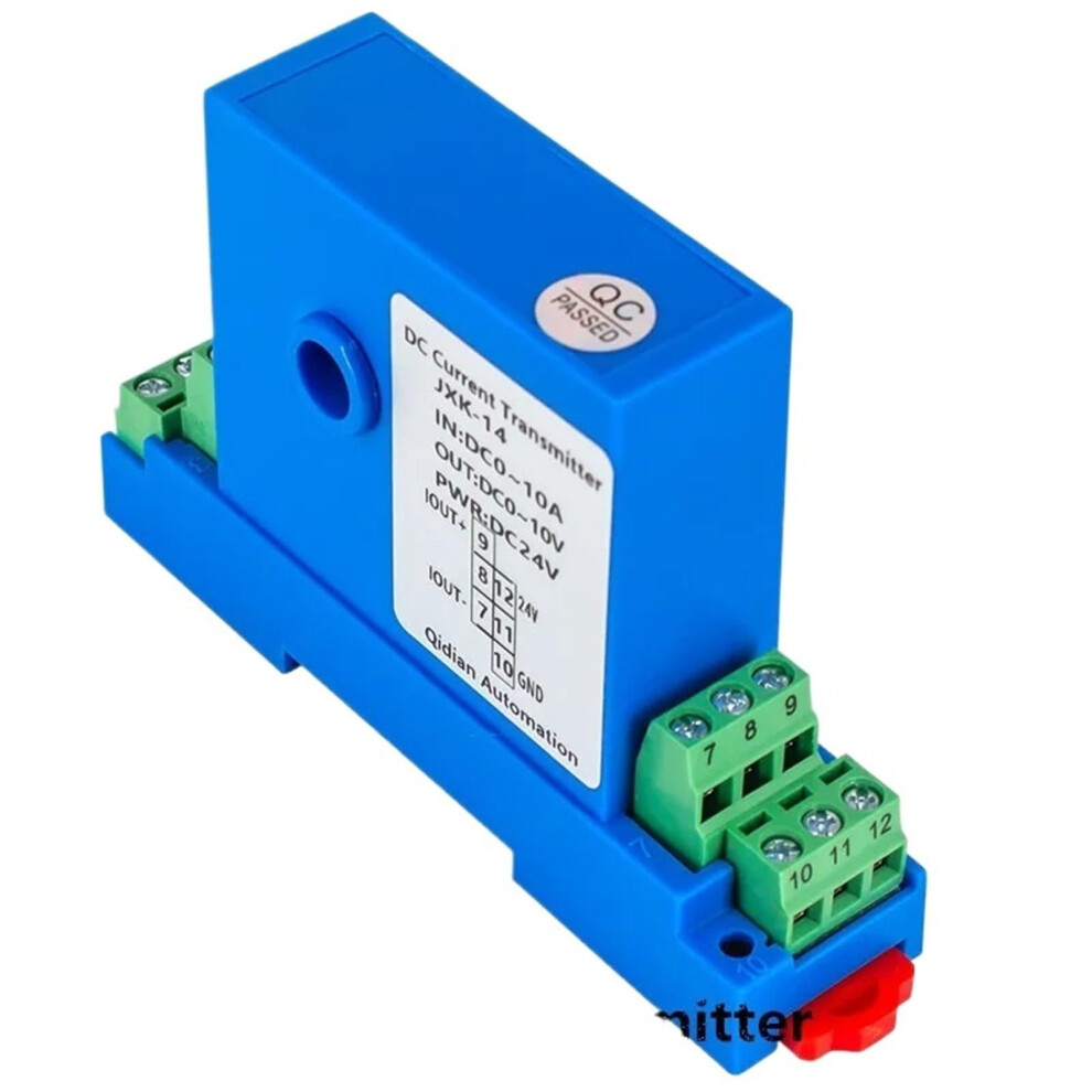 420Ma 010V Output Dc Current Sensor Transmitter 50A/100A/150A, Intelligent Signal Transducer 05A To 15V Dc24v 15Mm 9119770958662