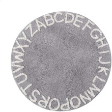 Baby-Spielmatte zur Förderung der Lernentwicklung, waschbarer Teppich mit Alphabet-Motiv, hochwertige Baumwolle, gesundheitsfördernder
