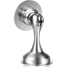 No Drilling Required Magnetic Door Catch, Stainless Steel With Brushed Nickel Finish For A Sleek Look, Strong Magnetic Force Keeps Doors Secure