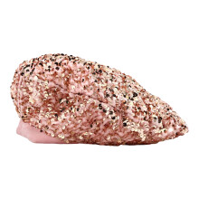 Béret français à la mode élégant hiver automne-béret rose