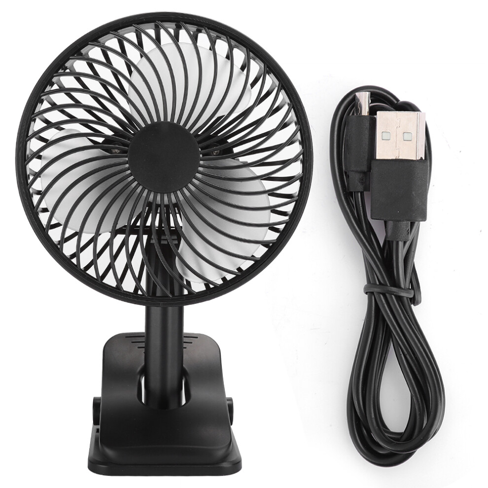 Battery Rechargable Fan Ultra-Quiet 4-Level Wind Speed Adjustment Rotatable At Any Angle Retractable Bracket High-Quality Materials Led Display Silent 9486358021712