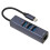 Προσαρμογέας πολλαπλών θυρών τύπου USB C Hub, θύρα USB Plug and Play για Gigabit Ethernet RJ45, θύρα με 3 2