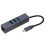 Προσαρμογέας πολλαπλών θυρών τύπου USB C Hub, θύρα USB Plug and Play για Gigabit Ethernet RJ45, θύρα με 3 1