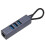 Προσαρμογέας πολλαπλών θυρών τύπου USB C Hub, θύρα USB Plug and Play για Gigabit Ethernet RJ45, θύρα με 3 7