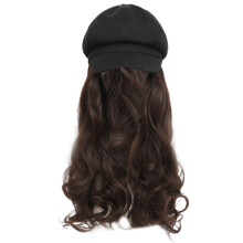 Perruques attachées, béret pour filles et femmes,-Style 3