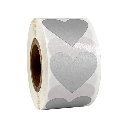 300Pcs Scratch Sticker 25mm for Making Raffle Card-Silver