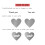 300Pcs Scratch Sticker 25mm for Making Raffle Card-Silver 6