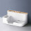 Plastic Desktop Storage Box, Multi Grid Makeup Brush Organizer, 20.5x13x9cm, White 7
