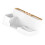 Plastic Desktop Storage Box, Multi Grid Makeup Brush Organizer, 20.5x13x9cm, White 1